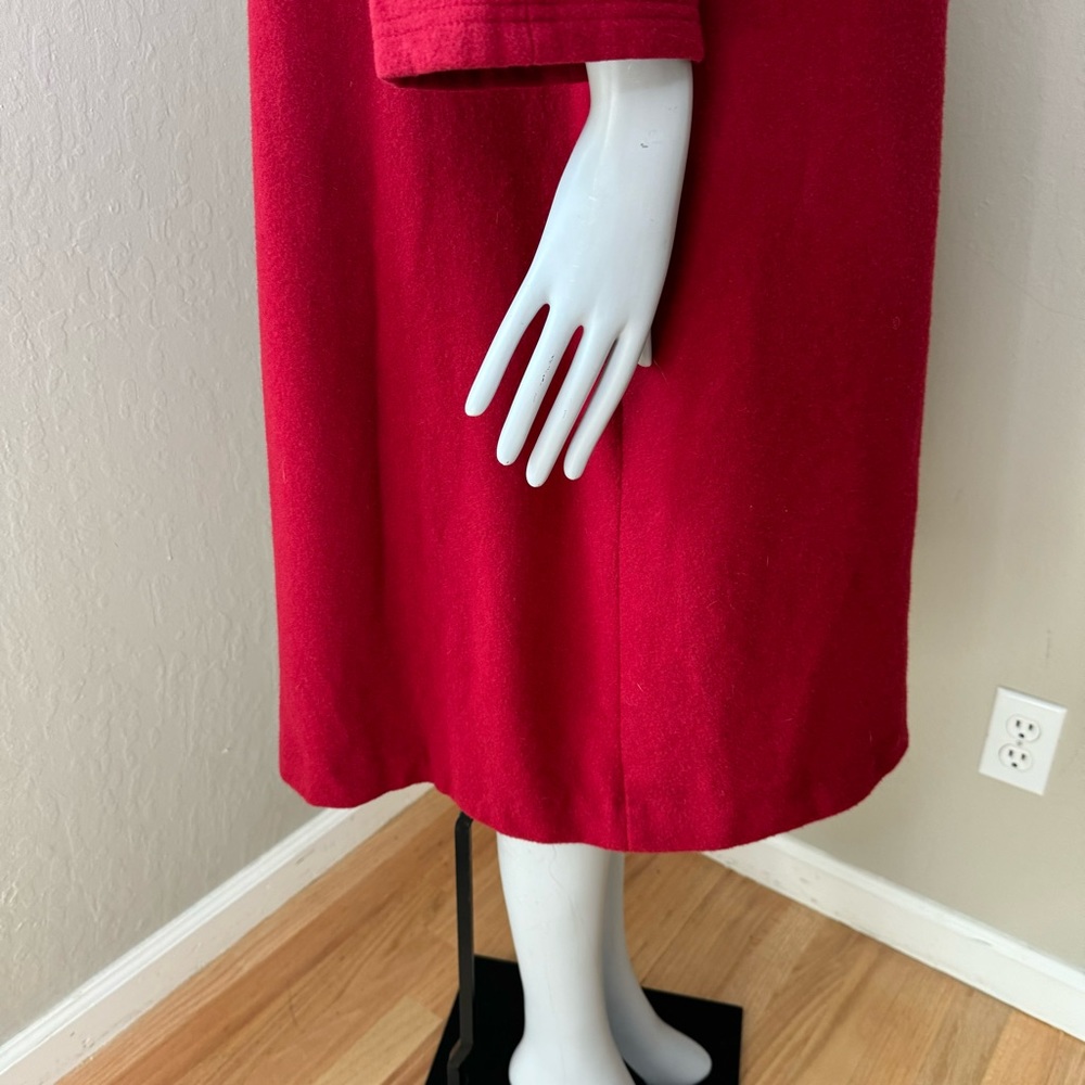 FLEURETTE Vintage 100% Camel Hair Red Swing Coat from I. Magnin - Picture 12 of 16